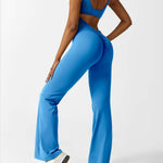 Sienna | Rugloze Flare-Jumpsuit