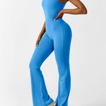 Sienna | Rugloze Flare-Jumpsuit