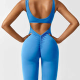 Sienna | Rugloze Flare-Jumpsuit