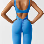 Sienna | Rugloze Flare-Jumpsuit