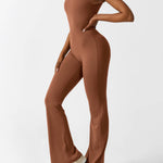 Sienna | Rugloze Flare-Jumpsuit