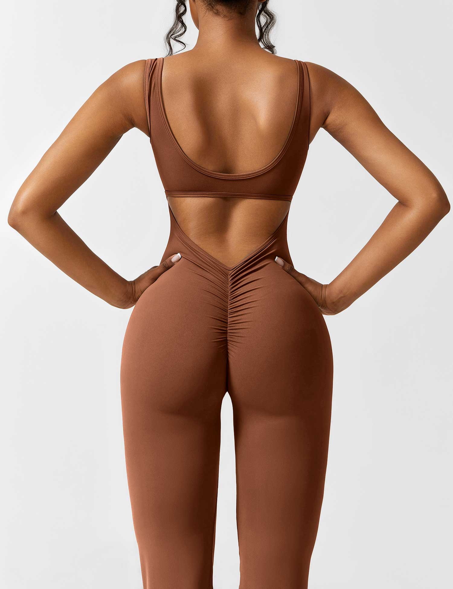 Sienna | Rugloze Flare-Jumpsuit
