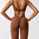 Sienna | Rugloze Flare-Jumpsuit