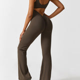 Sienna | Rugloze Flare-Jumpsuit