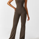 Sienna | Rugloze Flare-Jumpsuit