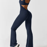 Sienna | Rugloze Flare-Jumpsuit
