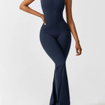 Sienna | Rugloze Flare-Jumpsuit