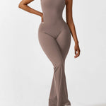 Sienna | Rugloze Flare-Jumpsuit