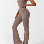 Sienna | Rugloze Flare-Jumpsuit