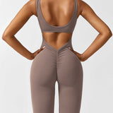 Sienna | Rugloze Flare-Jumpsuit