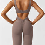 Sienna | Rugloze Flare-Jumpsuit