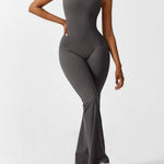 Sienna | Rugloze Flare-Jumpsuit