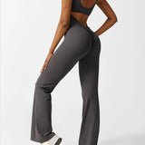 Sienna | Rugloze Flare-Jumpsuit