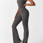 Sienna | Rugloze Flare-Jumpsuit