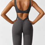 Sienna | Rugloze Flare-Jumpsuit