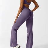 Sienna | Rugloze Flare-Jumpsuit
