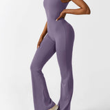 Sienna | Rugloze Flare-Jumpsuit