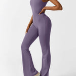 Sienna | Rugloze Flare-Jumpsuit