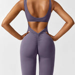 Sienna | Rugloze Flare-Jumpsuit
