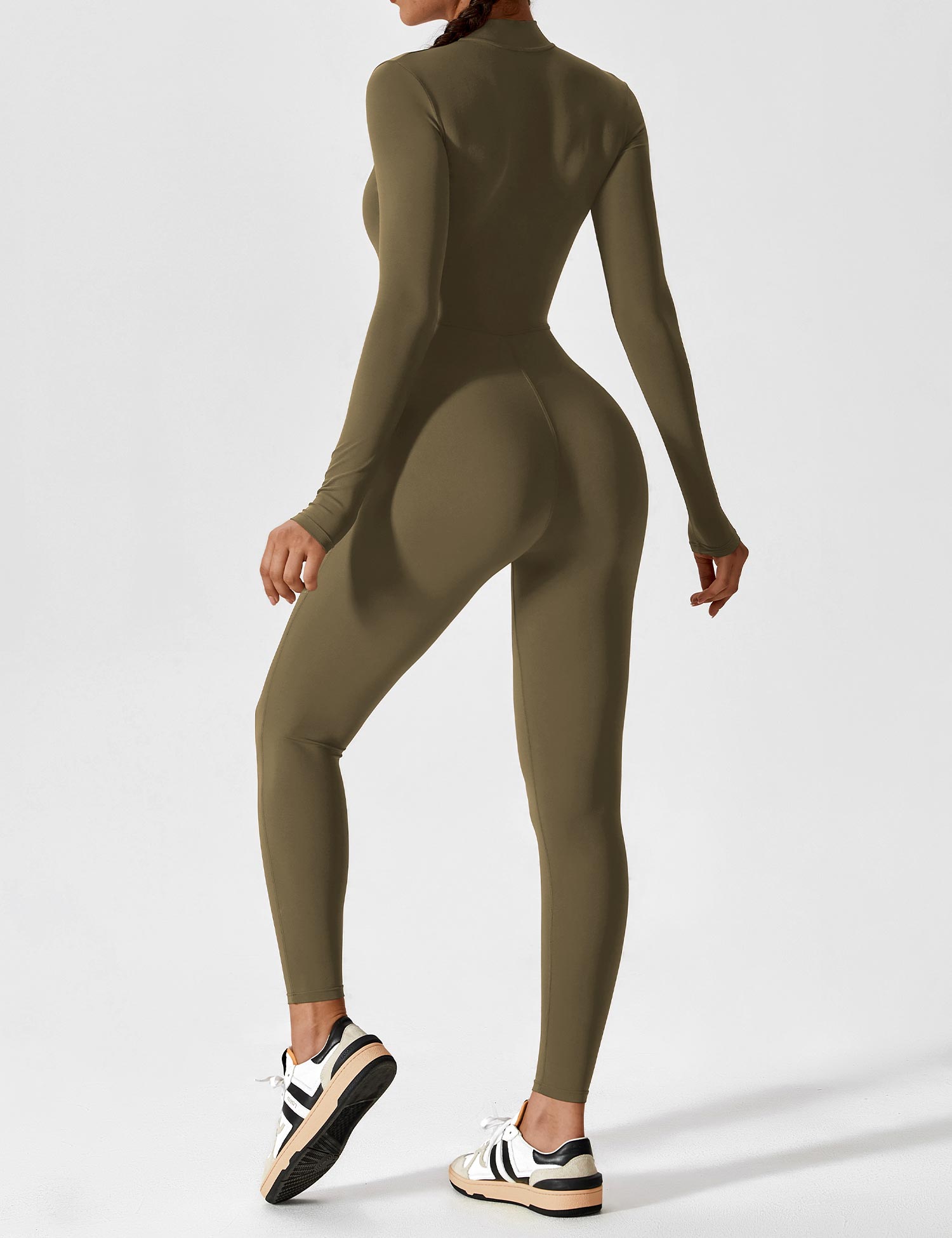 Lina | Naadloze Full-Zip Bodysuit