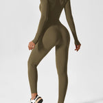 Lina | Naadloze Full-Zip Bodysuit