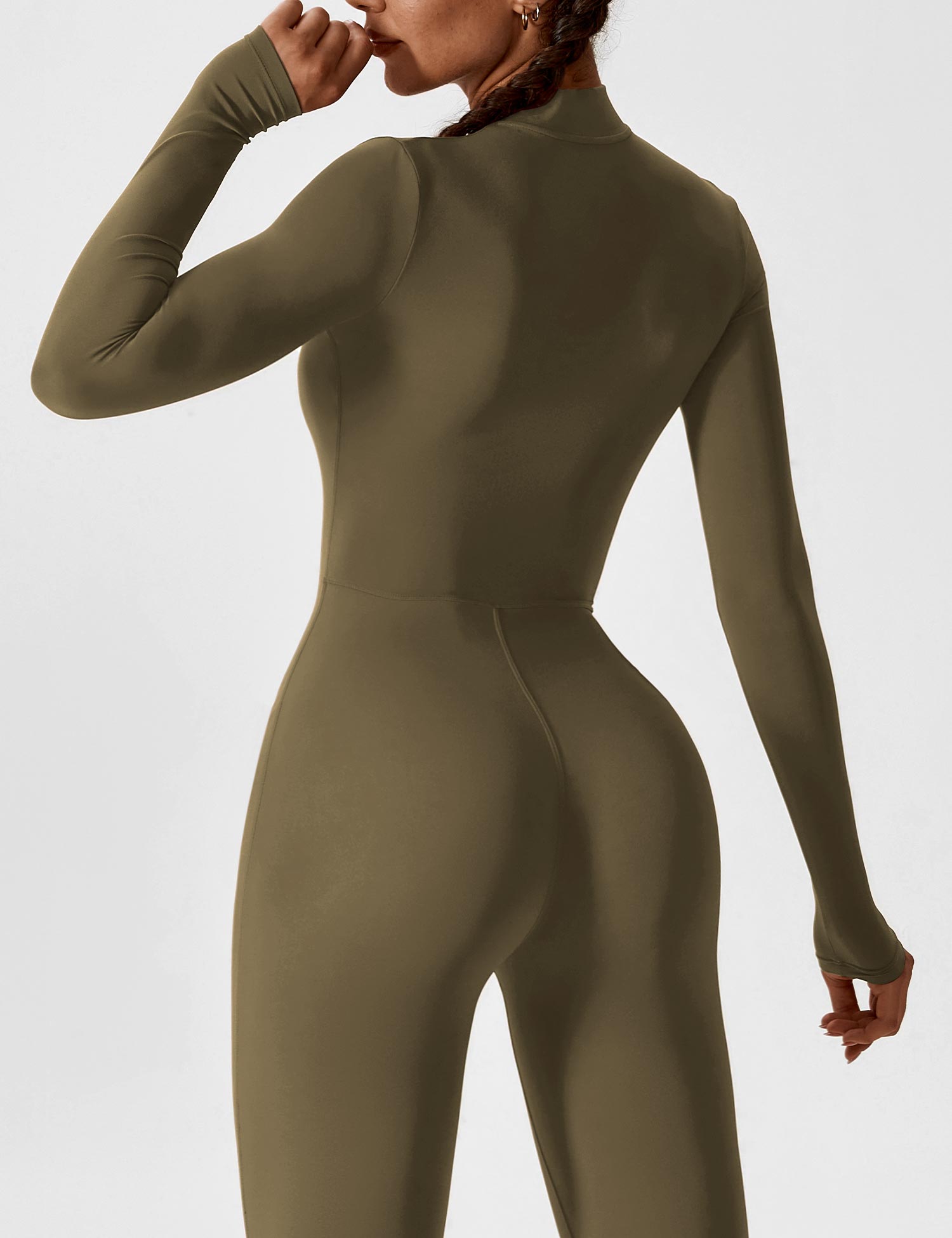Lina | Naadloze Full-Zip Bodysuit