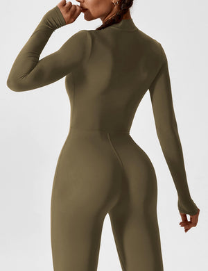 Lina | Naadloze Full-Zip Bodysuit