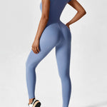 Wanda | Lange Mouwen Jumpsuit - Staande Kraag Rits