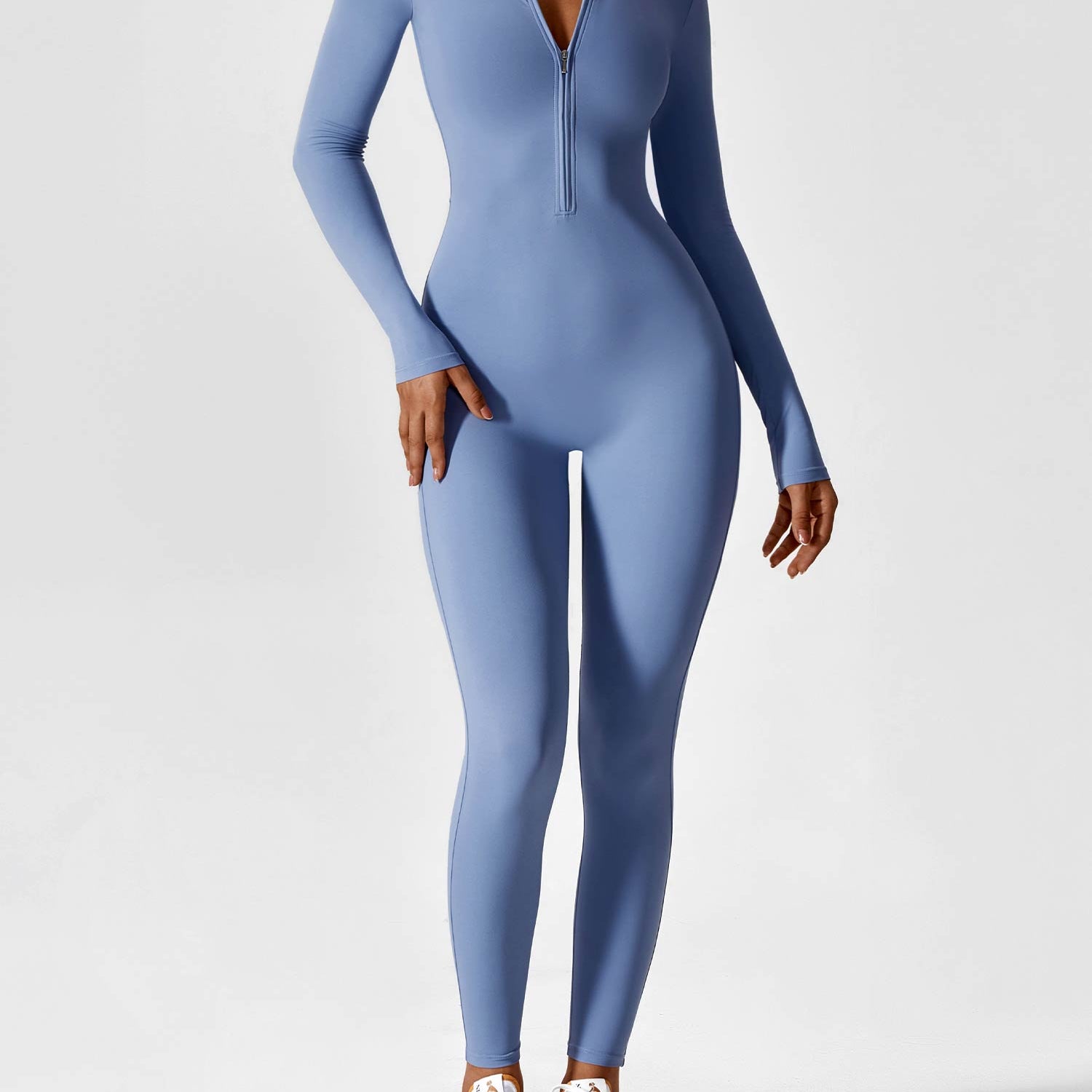 Lina | Naadloze Full-Zip Bodysuit