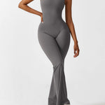 Sienna | Rugloze Flare-Jumpsuit
