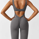 Sienna | Rugloze Flare-Jumpsuit