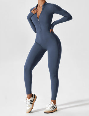 Lina | Naadloze Full-Zip Bodysuit