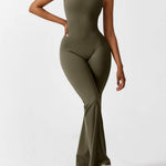 Sienna | Rugloze Flare-Jumpsuit