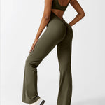 Sienna | Rugloze Flare-Jumpsuit