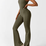 Sienna | Rugloze Flare-Jumpsuit