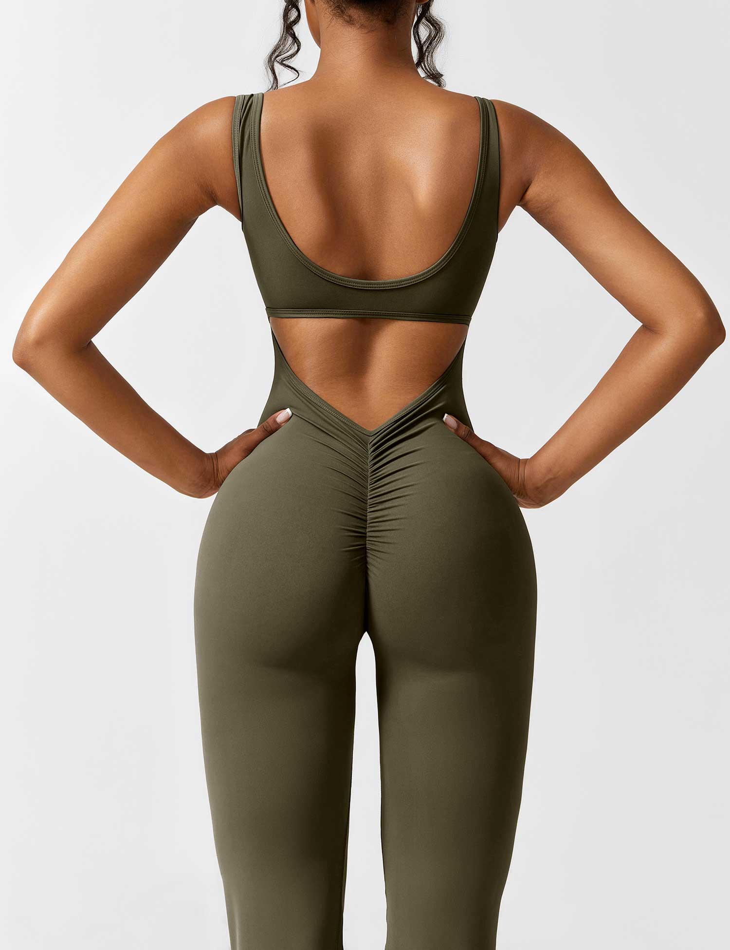 Sienna | Rugloze Flare-Jumpsuit