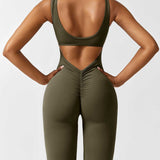 Sienna | Rugloze Flare-Jumpsuit