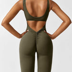 Sienna | Rugloze Flare-Jumpsuit