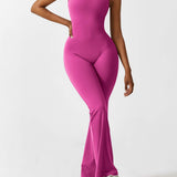 Sienna | Rugloze Flare-Jumpsuit