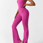 Sienna | Rugloze Flare-Jumpsuit