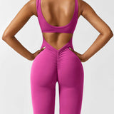 Sienna | Rugloze Flare-Jumpsuit