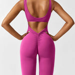 Sienna | Rugloze Flare-Jumpsuit