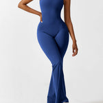 Sienna | Rugloze Flare-Jumpsuit