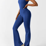 Sienna | Rugloze Flare-Jumpsuit