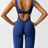 Sienna | Rugloze Flare-Jumpsuit