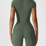 Wanda | Lange Mouwen Jumpsuit - Staande Kraag Rits