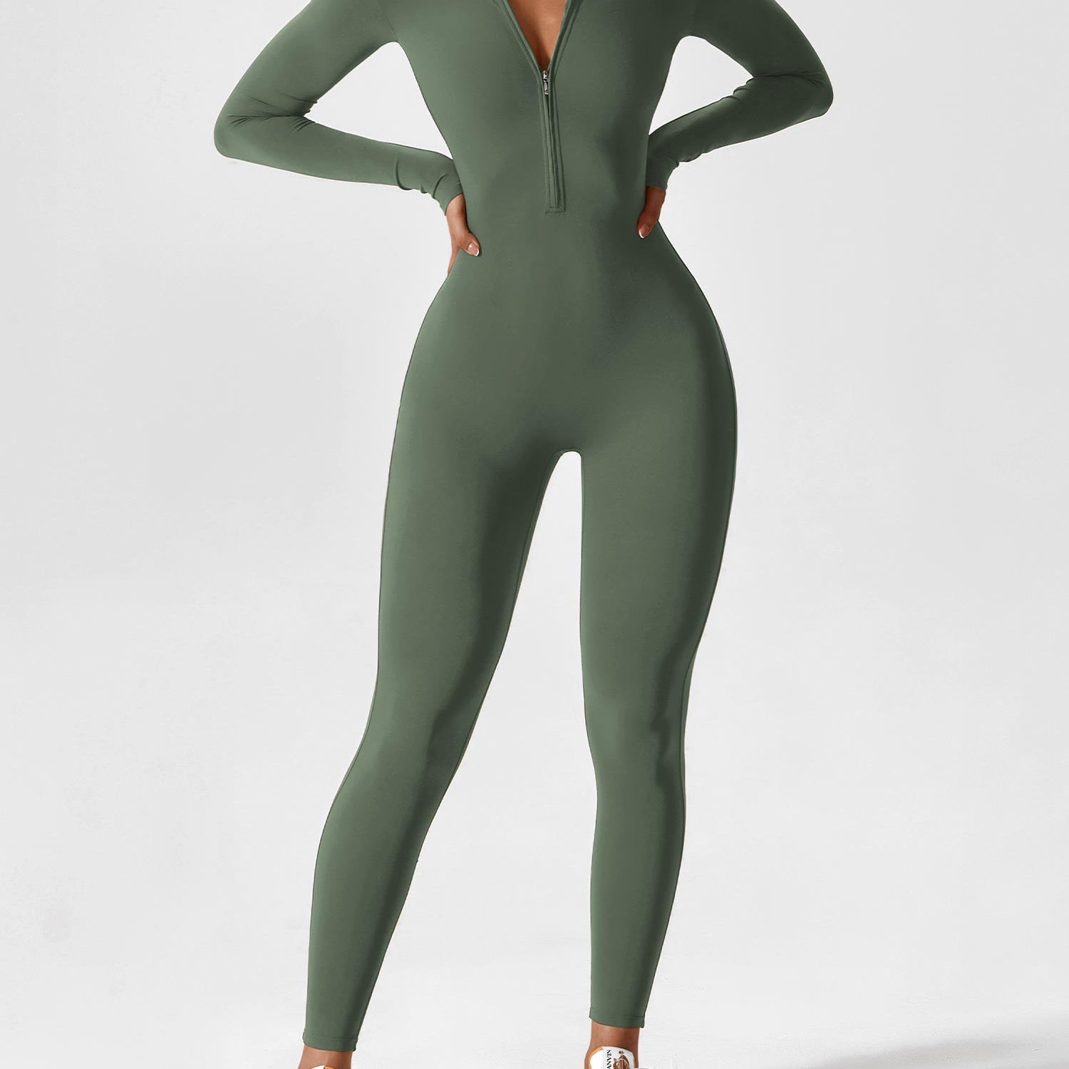 Lina | Naadloze Full-Zip Bodysuit