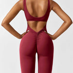 Sienna | Rugloze Flare-Jumpsuit