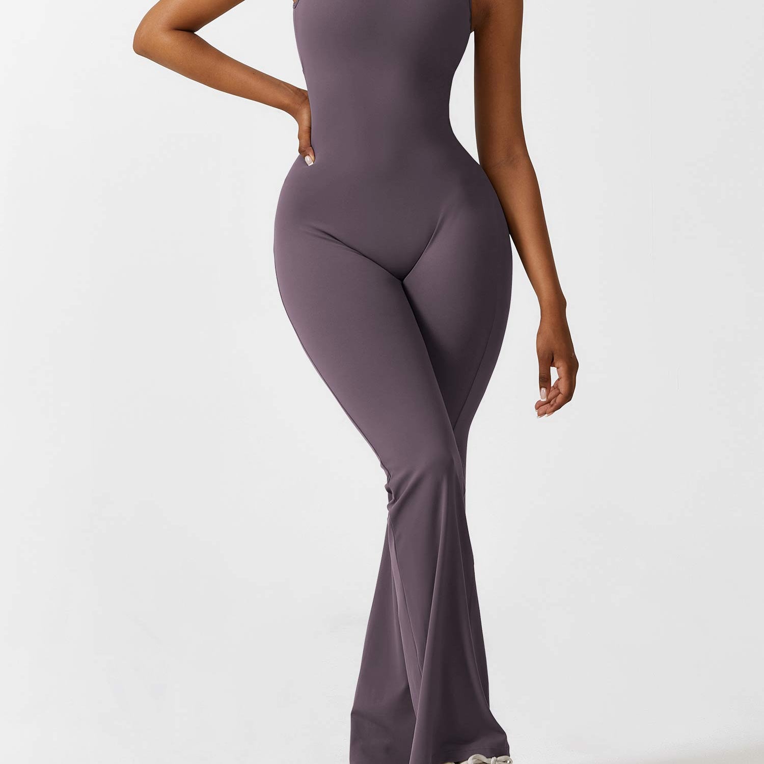 Sienna | Rugloze Flare-Jumpsuit