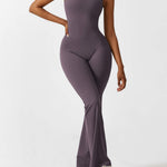 Sienna | Rugloze Flare-Jumpsuit